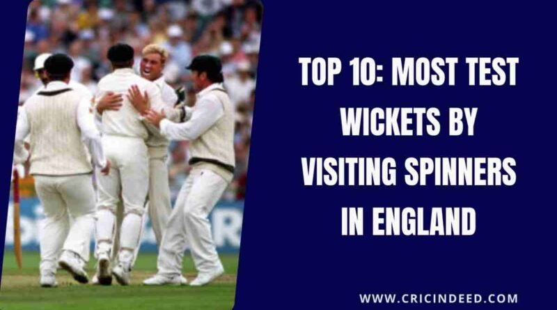 Shane Warne is the best overseas spinner in England test