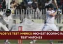 England scoring aggressively against Pakistan in 2022 Test