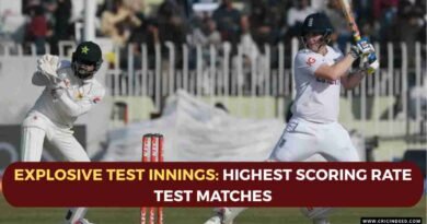 England scoring aggressively against Pakistan in 2022 Test