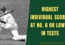 don bradman scoring 270 while batting at No. 7 for AUstralia in Test