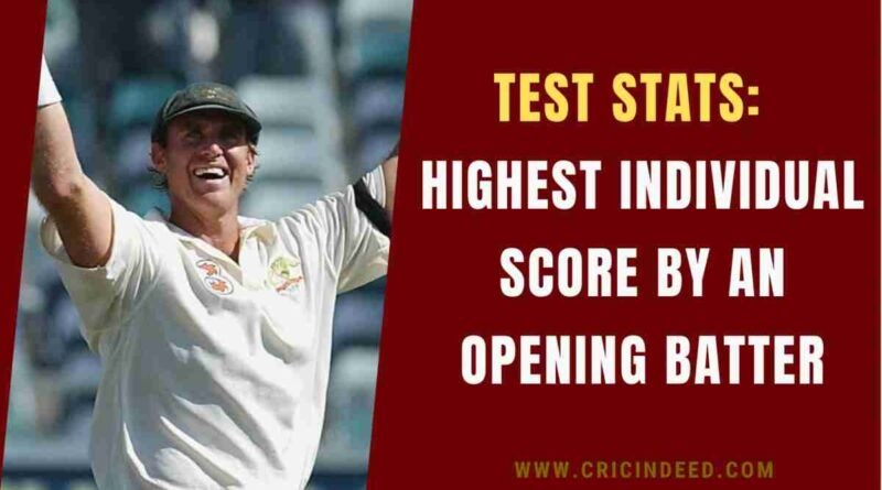 matthew hayden scoring 380 while opening for australia