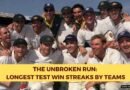 australian team that won 16 consecutive test matches a world record