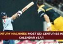 Sachin Tendulkar in his century innings in Sharjah 1998
