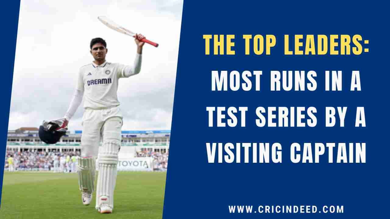 Most Runs in a Test Series by a Visiting Captain