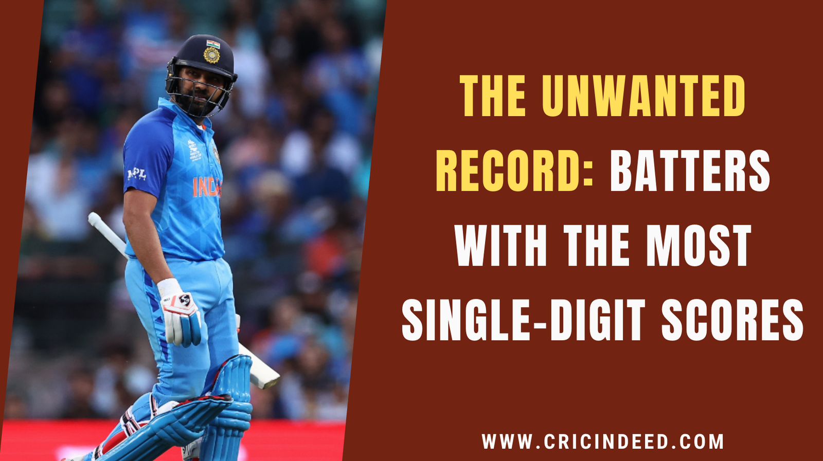 Most Single-Digit Scores in T20Is