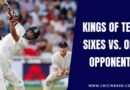 Rishabh Pant hitting a six against England in Test