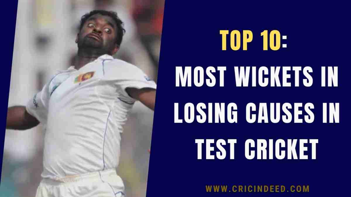 Most Test Wickets in Losing Causes