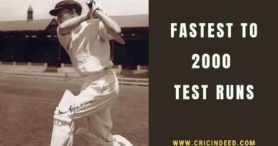 Don bradman hitting a quick boundary in test cricket