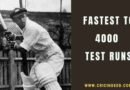 Bradman fasten his score in a test match