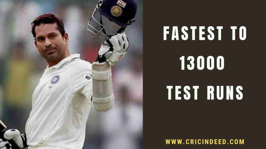 sachin tendulkar celebrating a century leading to 13000 runs in test cricket