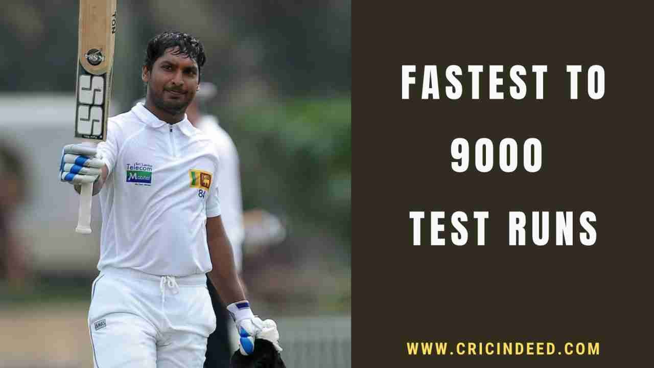 Fastest to 9000 Test Runs