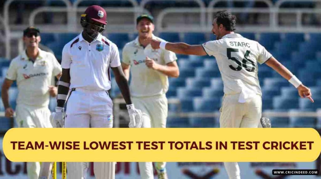 Australia wrapped up West Indies for 27 in Jamaica - their lowest score in Test