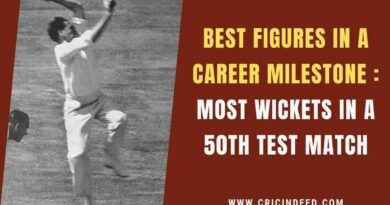 trevor bailey bowling 50th test