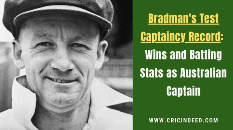 don bradman the former australian skipper