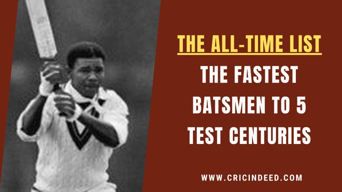 Fastest to 5 Test Centuries