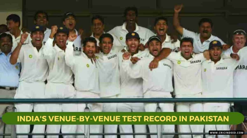 team India celebrating a test win in Rawalpindi