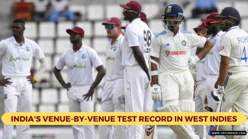 india in west indies test result