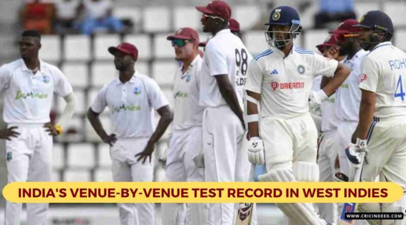 india in west indies test result