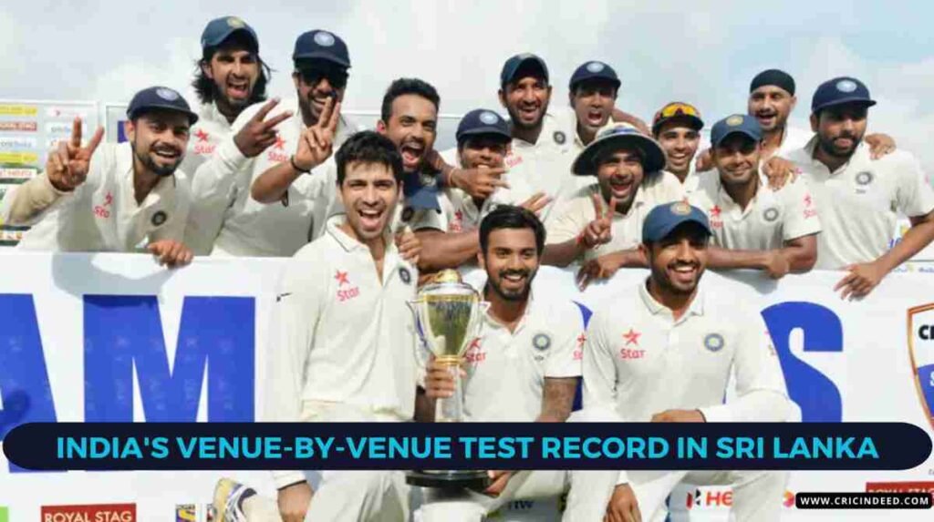 india winning test series in sri lanka in colombo