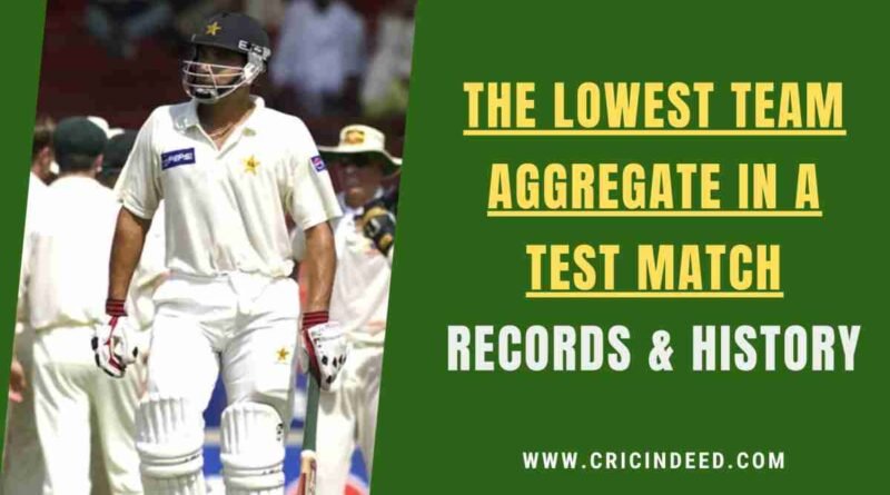 Pakistan all out for 59 and 53 in a test match against australia in 2002