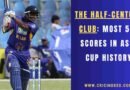 Sanath Jayasuriya hitting a 50+ score in an Asia Cup match