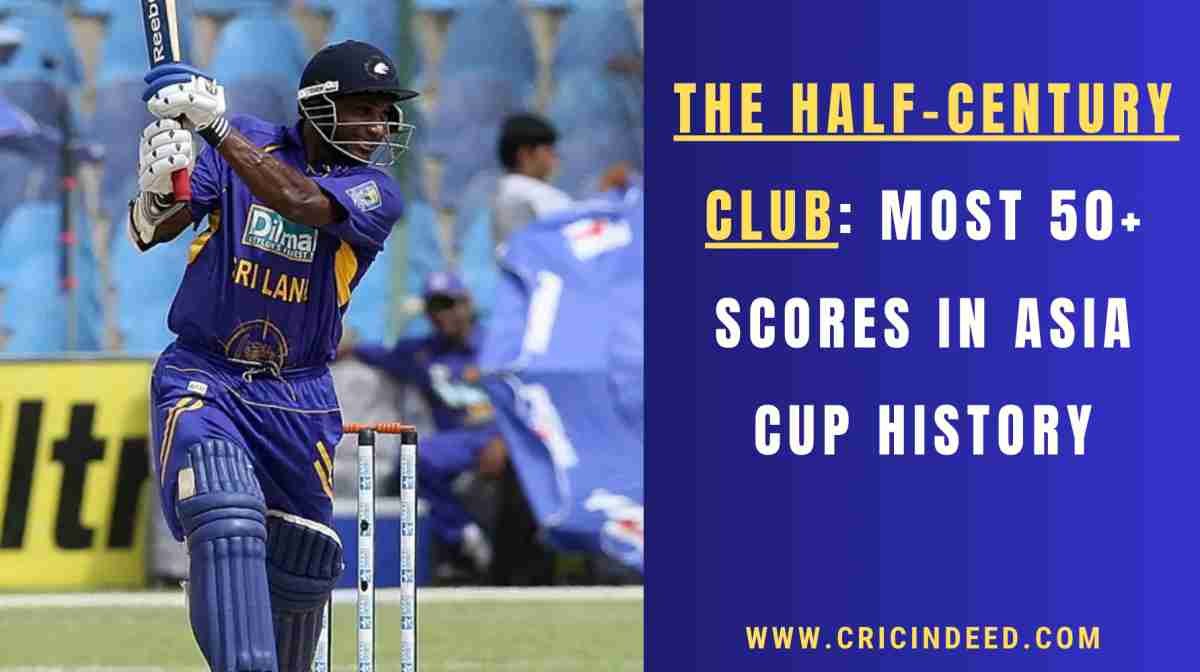 Most Fifty-plus Scores in Asia Cup (ODI & T20I) History