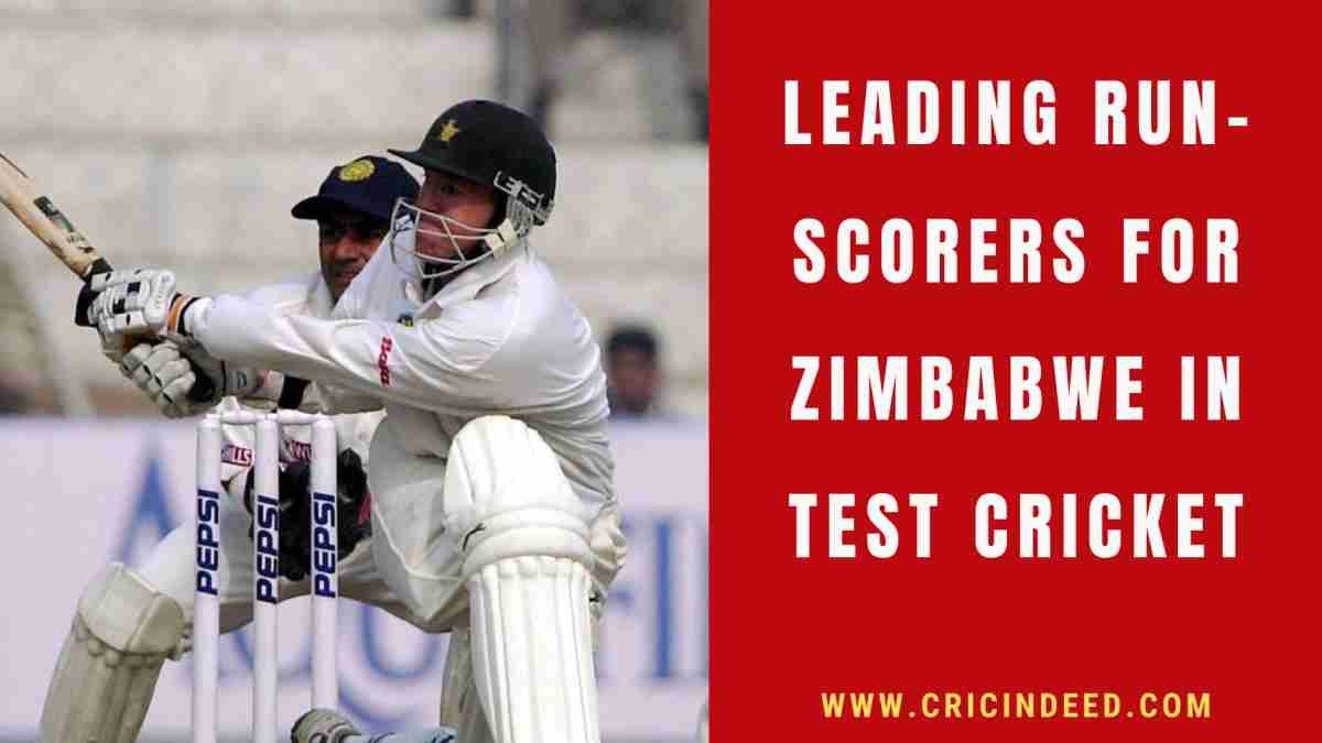 Most Test Runs for Zimbabwe