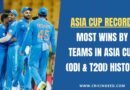 team India celebrating a win in an Asia cup match