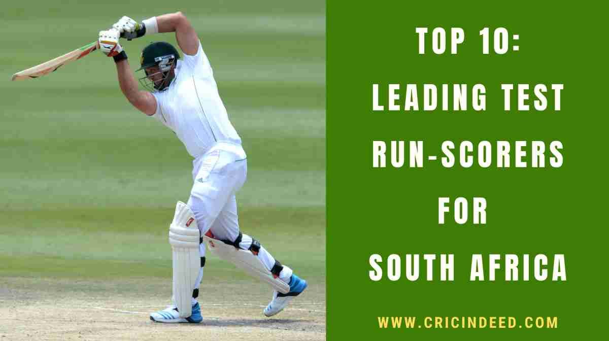 Most Test Runs for South Africa