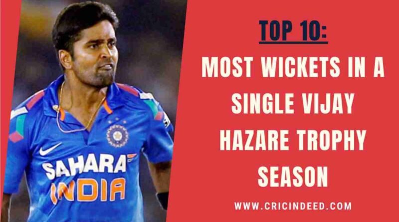 Vinay Kumar vht