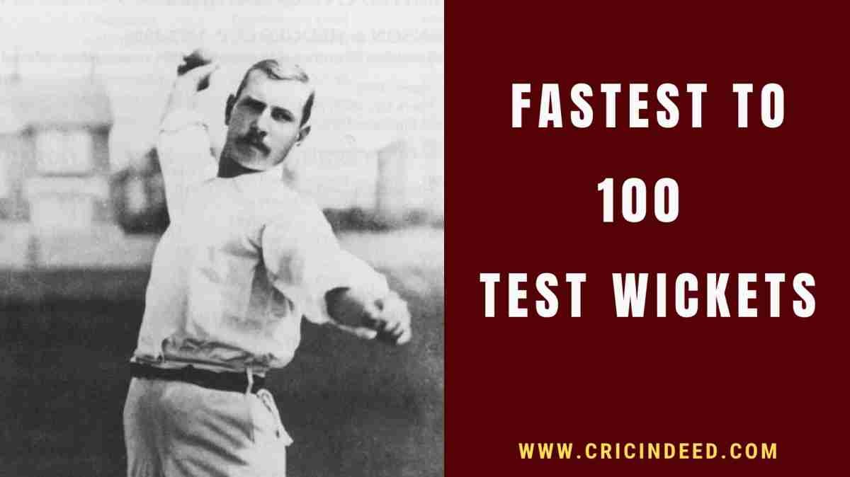 Fastest to 100 Test Wickets