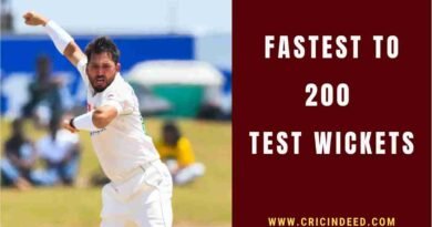 yashir shah celebrating his 200th test wicket