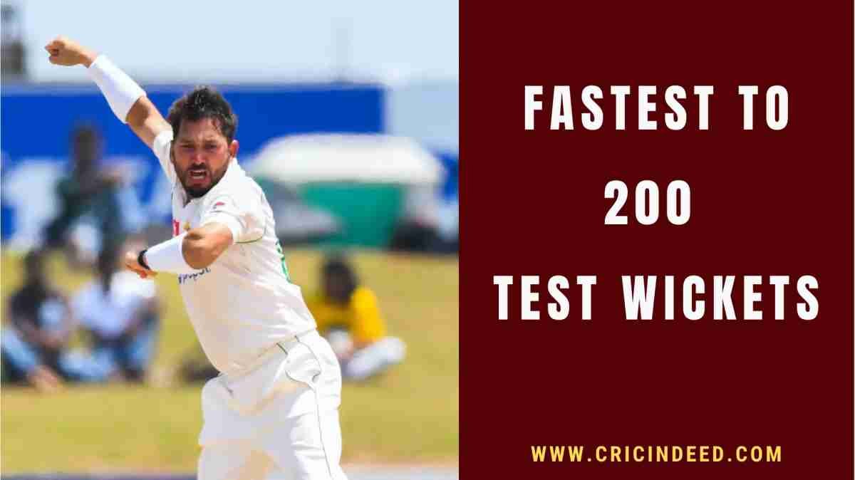 Fastest to 200 Test Wickets
