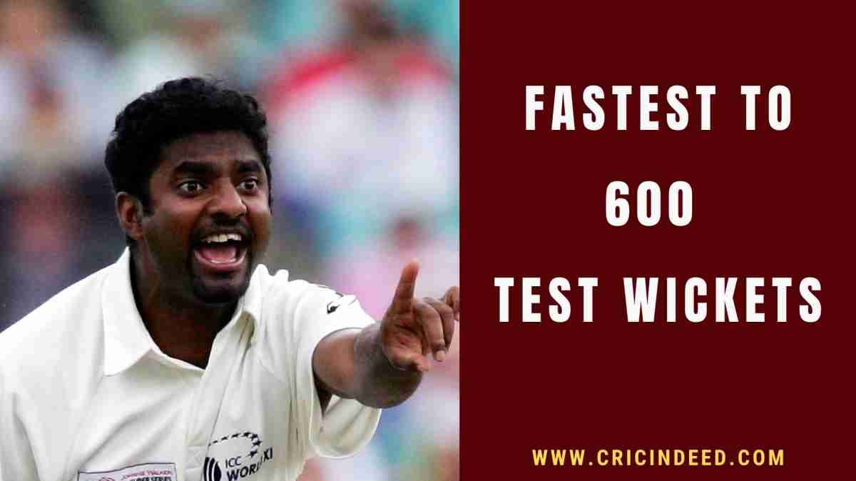 Fastest to 600 Test Wickets