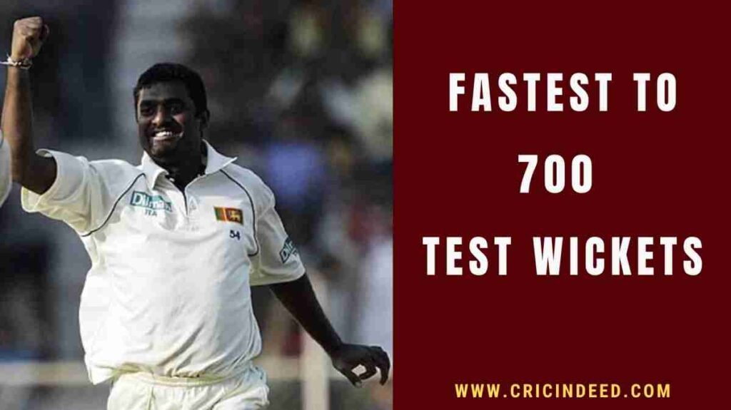murali picked a milestone wicket in test