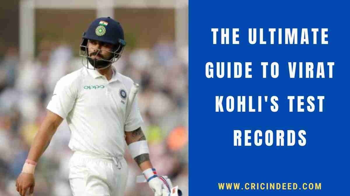 Virat Kohli: A Look at His Definitive Test Records
