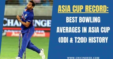 best bowler by average bhuvi in asia cup