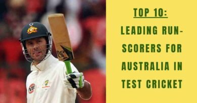 ponting high scorer for australia test