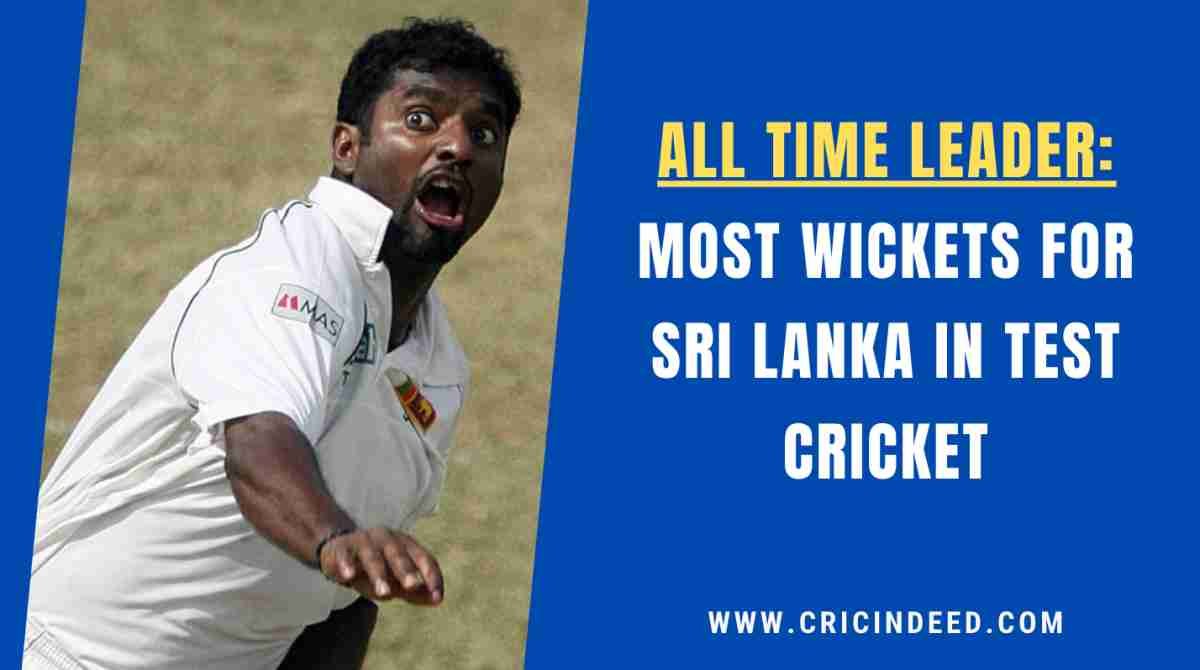 Most Test Wickets for Sri Lanka