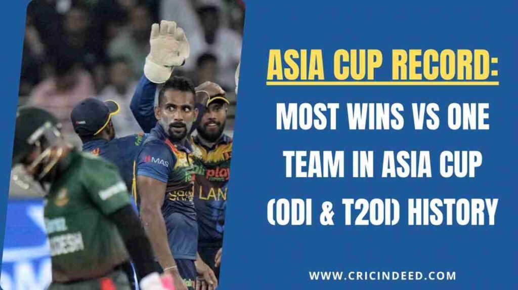 Sri Lanka beating Bangladesh once again in Asia Cup