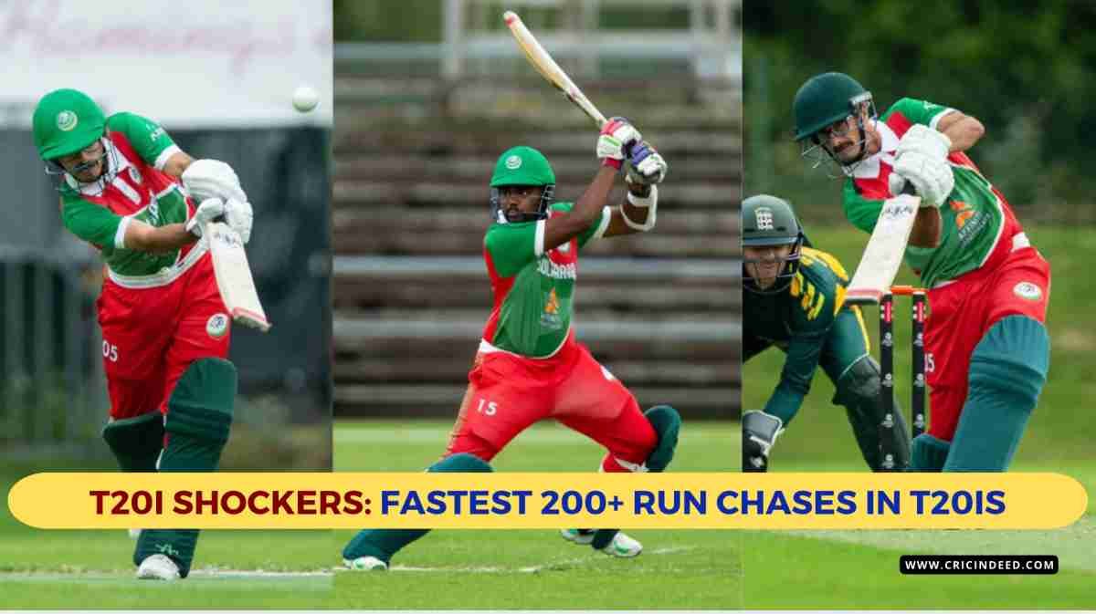 Fastest 200+ Run Chases in T20I History