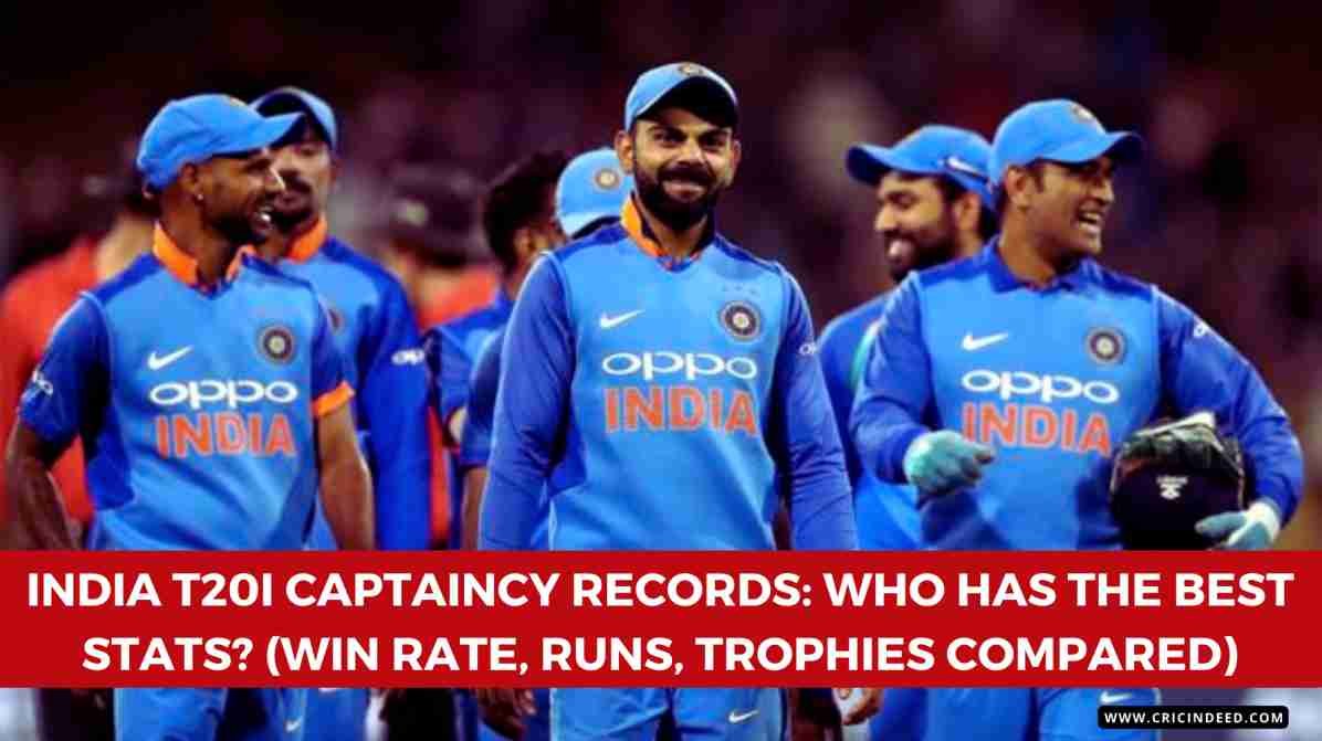 A Statistical Comparison of All Indian T20I Captains