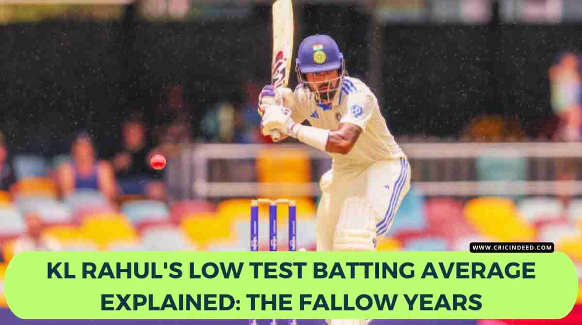 Why Is KL Rahul’s Test Batting Average Low? A Data-Driven Analysis