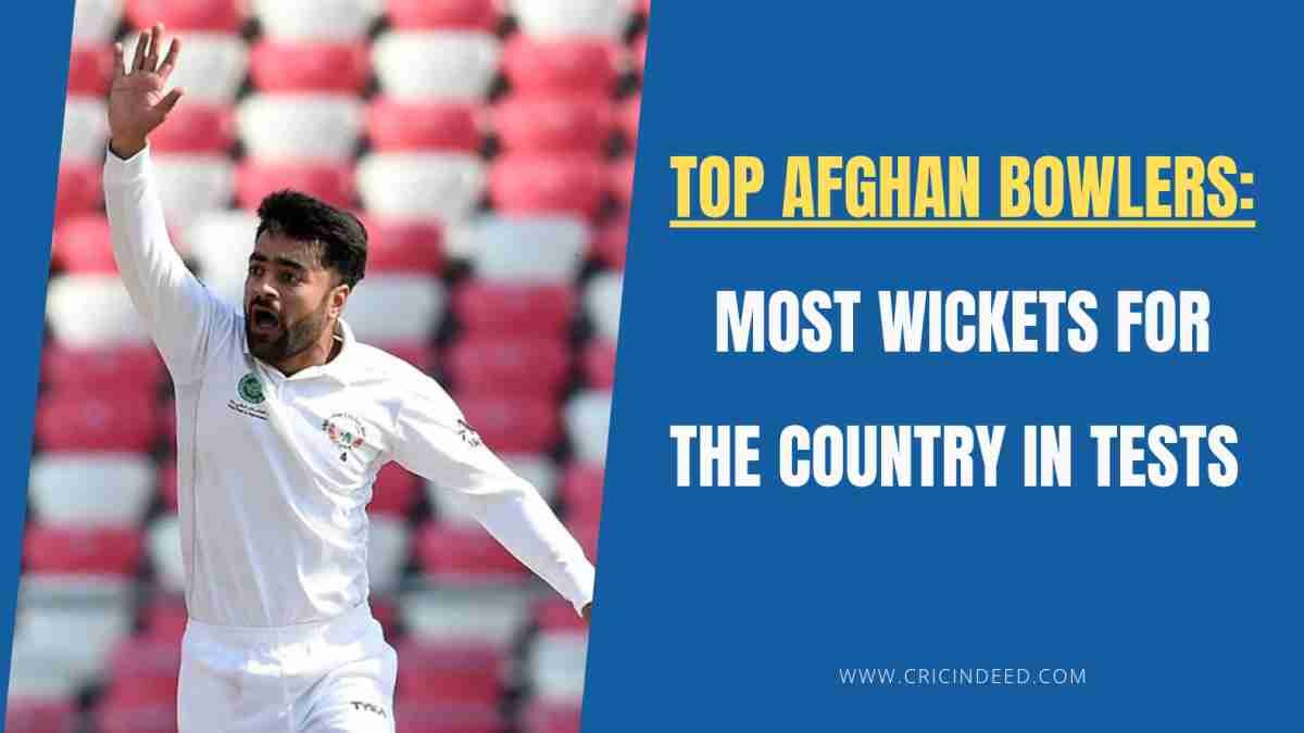 Most Test Wickets for Afghanistan