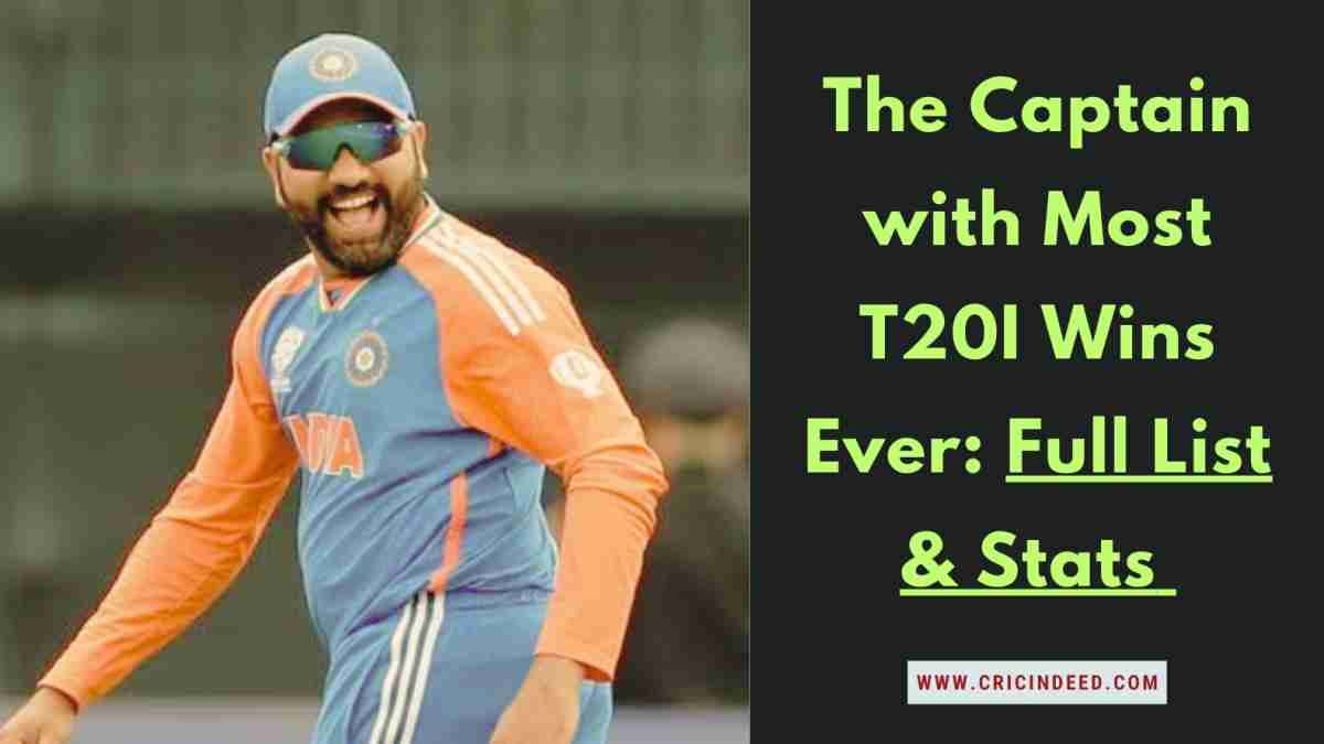 Most T20I Wins as Captains