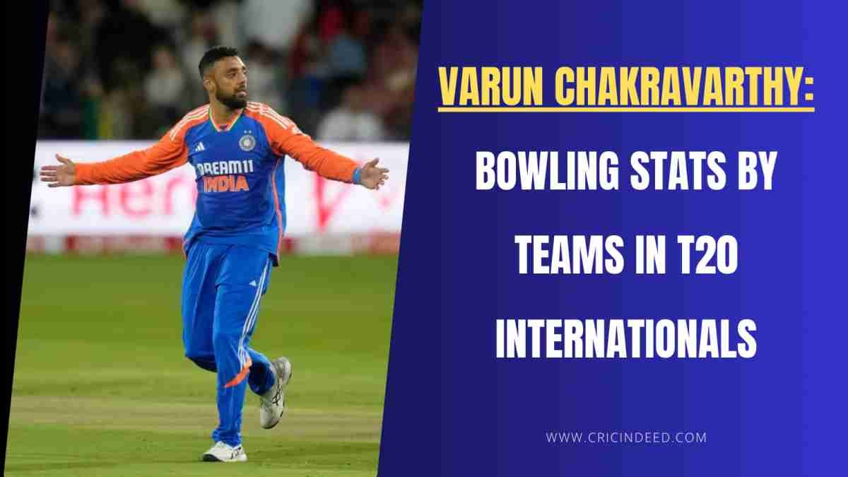 Varun Chakravarthy T20I Wickets by Opposition: Full Stats