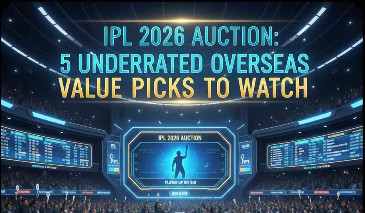 IPL 2026 Auction: 5 Underrated Overseas Value Picks to Watch