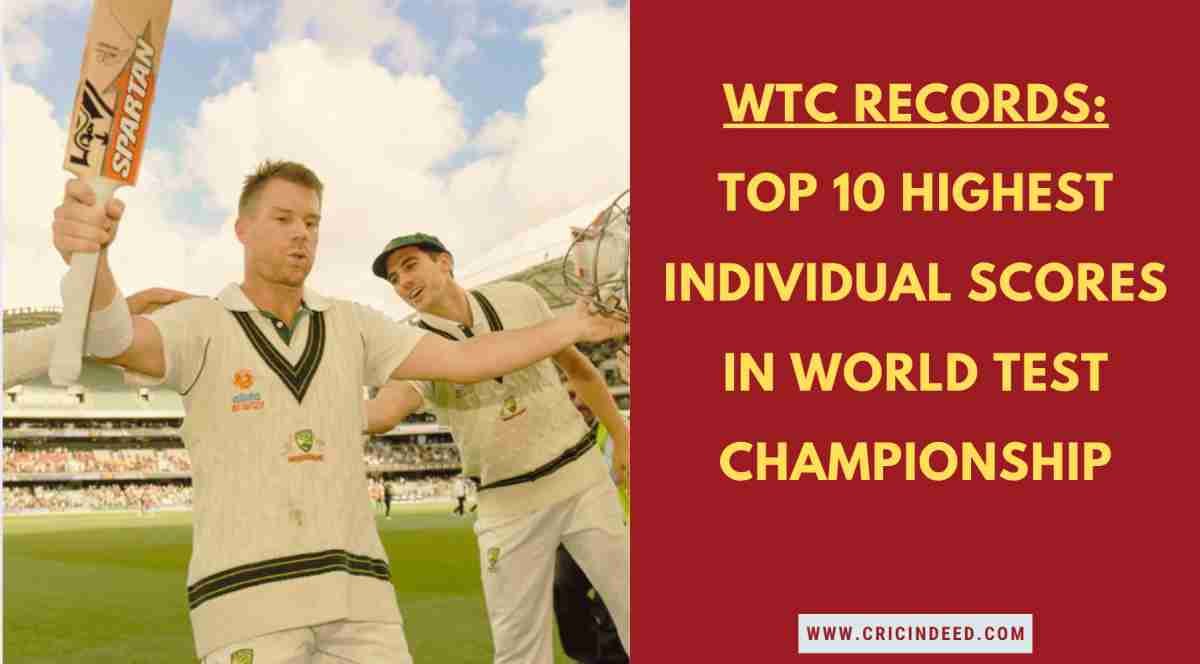 Highest Individual Scores in WTC History