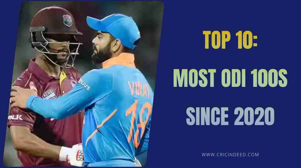 Most ODI Centuries Since 2020