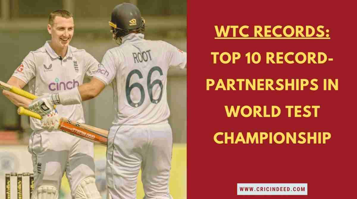 Highest Partnerships in WTC History